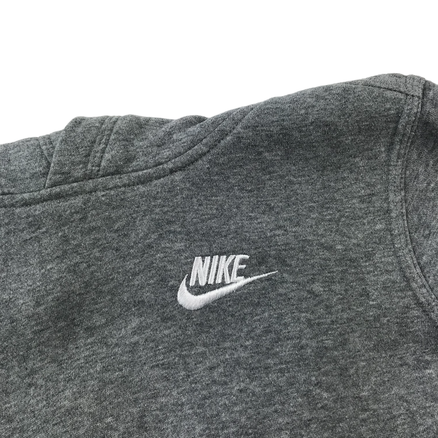 Nike Pullover Hoodie Age 8 Grey Plain Logo