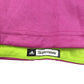 Adidas sport top women's XS pink with neon green logo and detailing Supernova