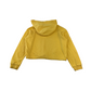 H&M Pullover Hoodie Age 8 Yellow Text Graphic Cropped
