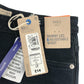 M&S trouser 11-12 years navy denim skinny leg and adjustable waist