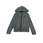 Under Armour Hoodie Age 7-8 Grey Plain Logo Full Zipped