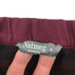 Nutmeg trouser women's 8 burgundy plain