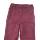 Nutmeg trouser women's 8 burgundy plain