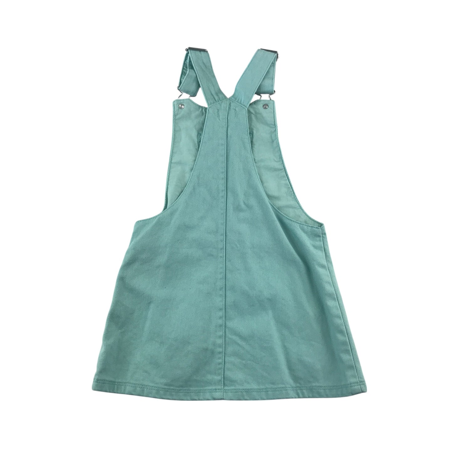 F&F dungaree shorts 5-6 years light blue denim cotton