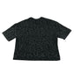 Sik Silk T-shirt women's size 4 grey and black animal print with logo