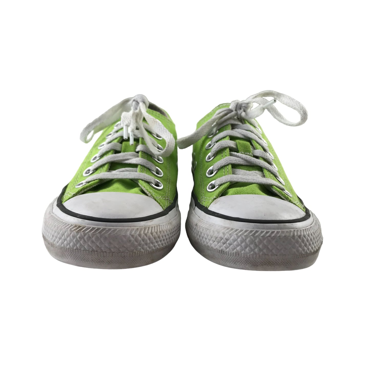 Converse Trainers Shoe Size 4.5 Lime Green All Star Chuck Taylor Low Top