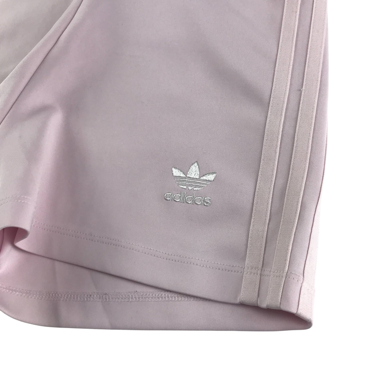 Adidas Sports Shorts Women's S Pink with White Detailing and Logo