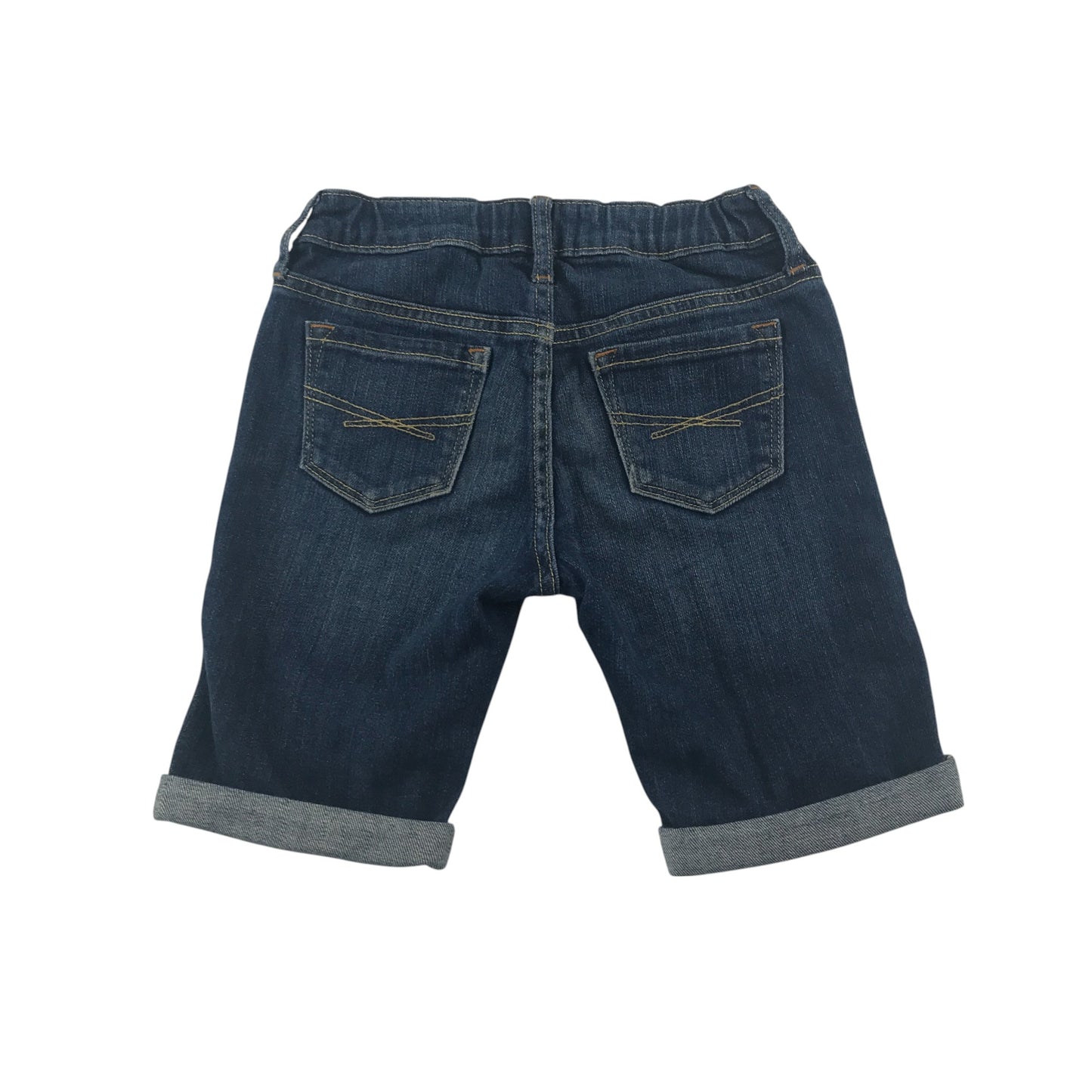 GAP shorts 6-7 years blue denim pull on with adjustable waistband