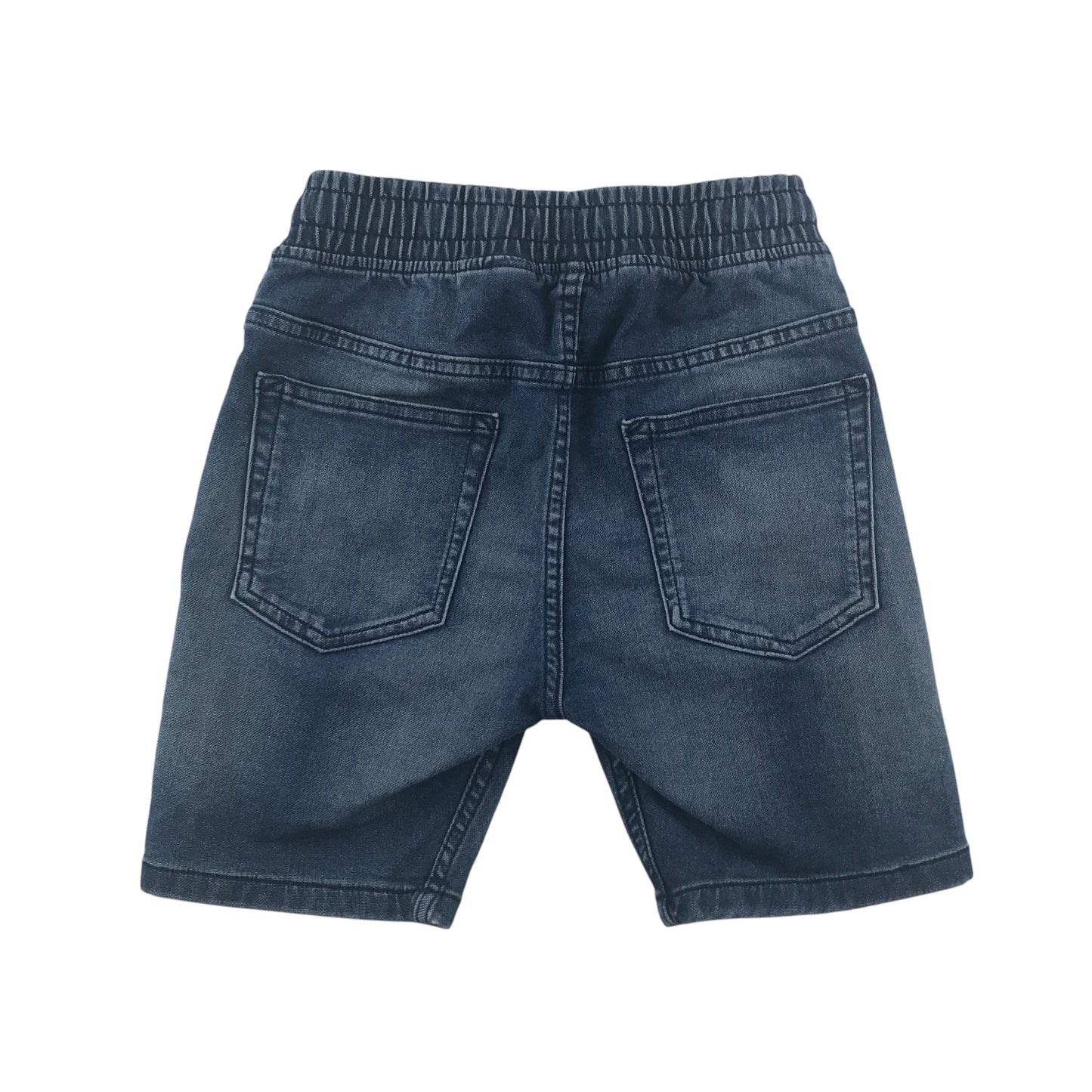 H&M shorts 6-7 years blue denim pull on with elasticated waist
