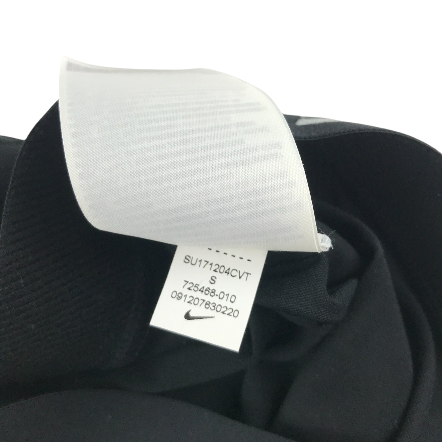 Nike Pro Sport Leggings Women's S Black with White Logo