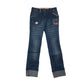 Next jeans 10 years blue straight fit embroidered and print detailing