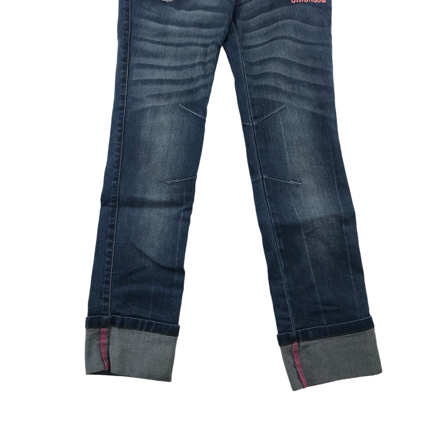 Next jeans 10 years blue straight fit embroidered and print detailing