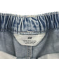 H&M shorts 9-10 years blue denim pull on with elasticated waist cotton