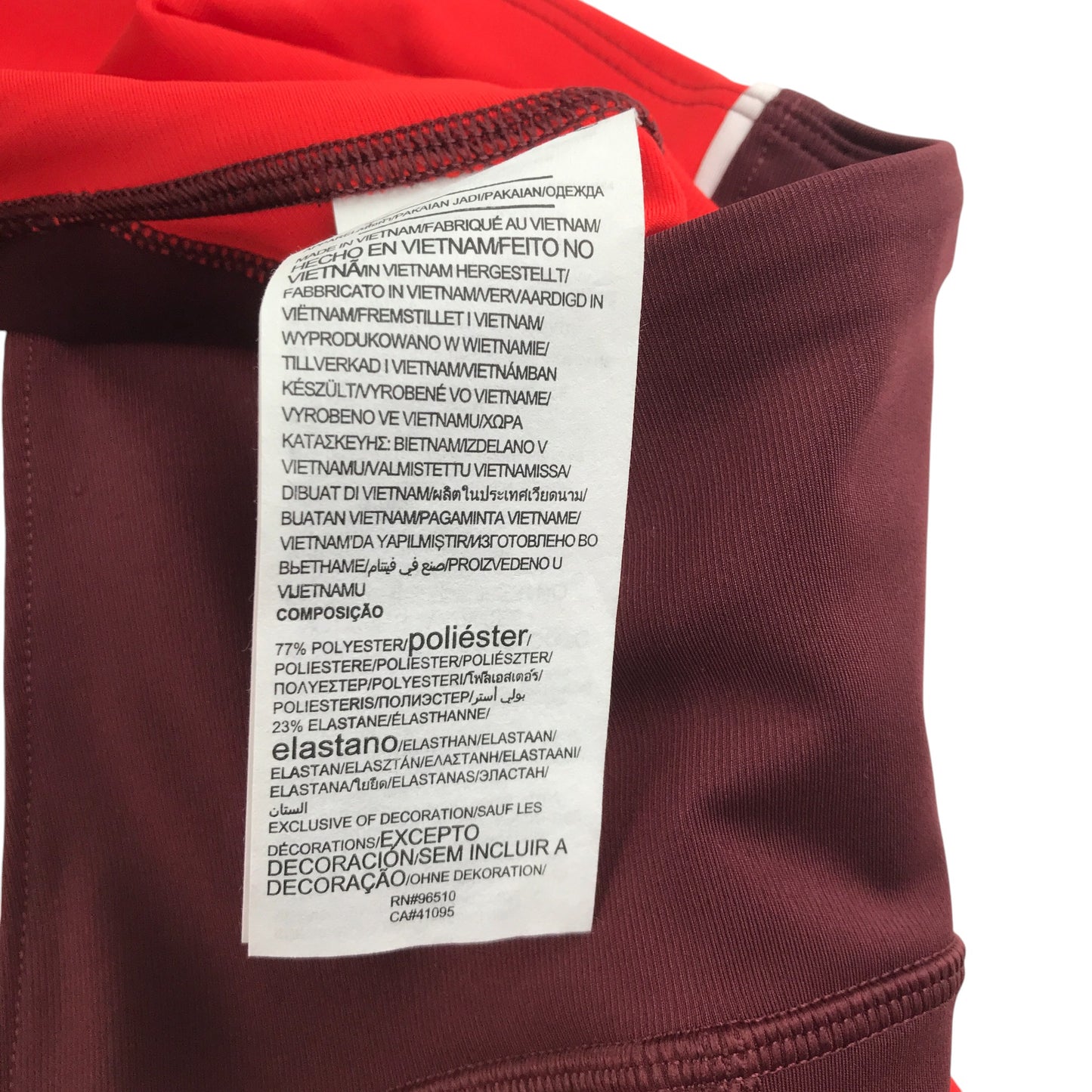 Under Armour Sport Leggings Women's XS  Burgundy and Orange Compression Rush