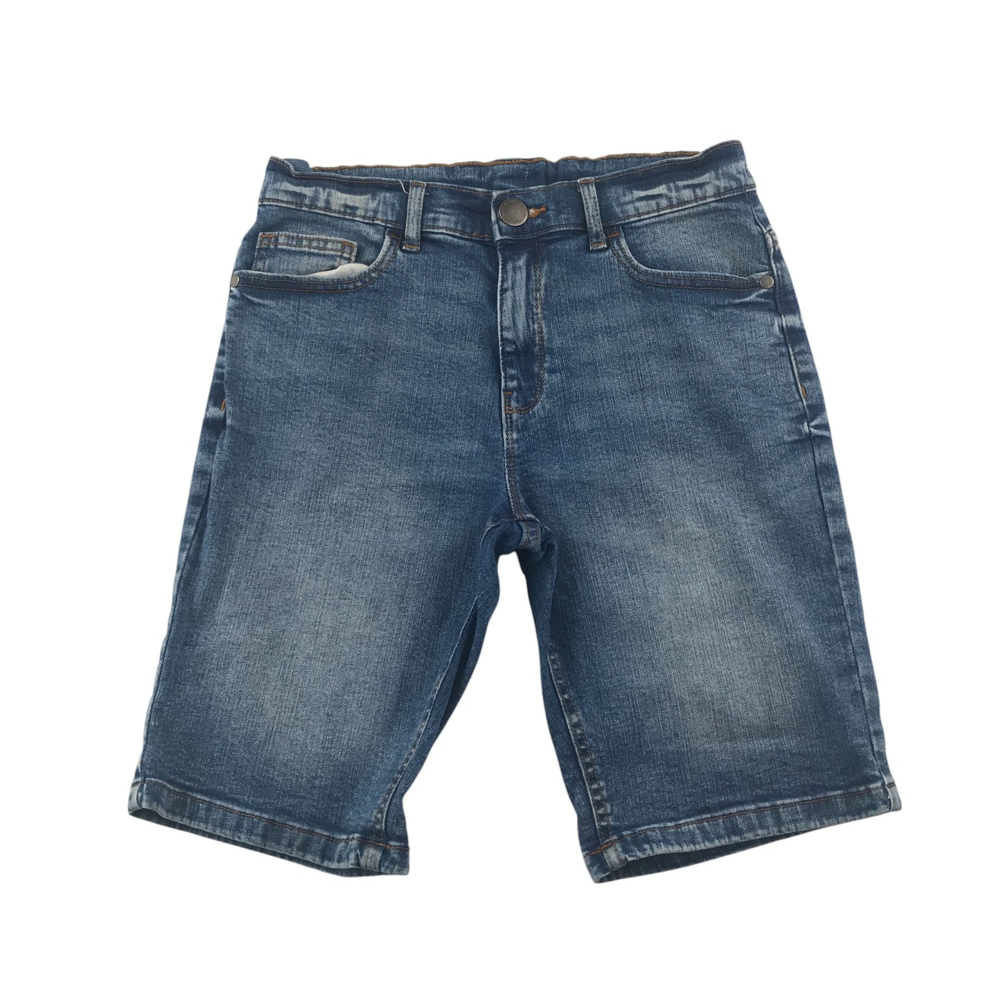 Next shorts 11-12 years blue denim pull on with adjustable waist