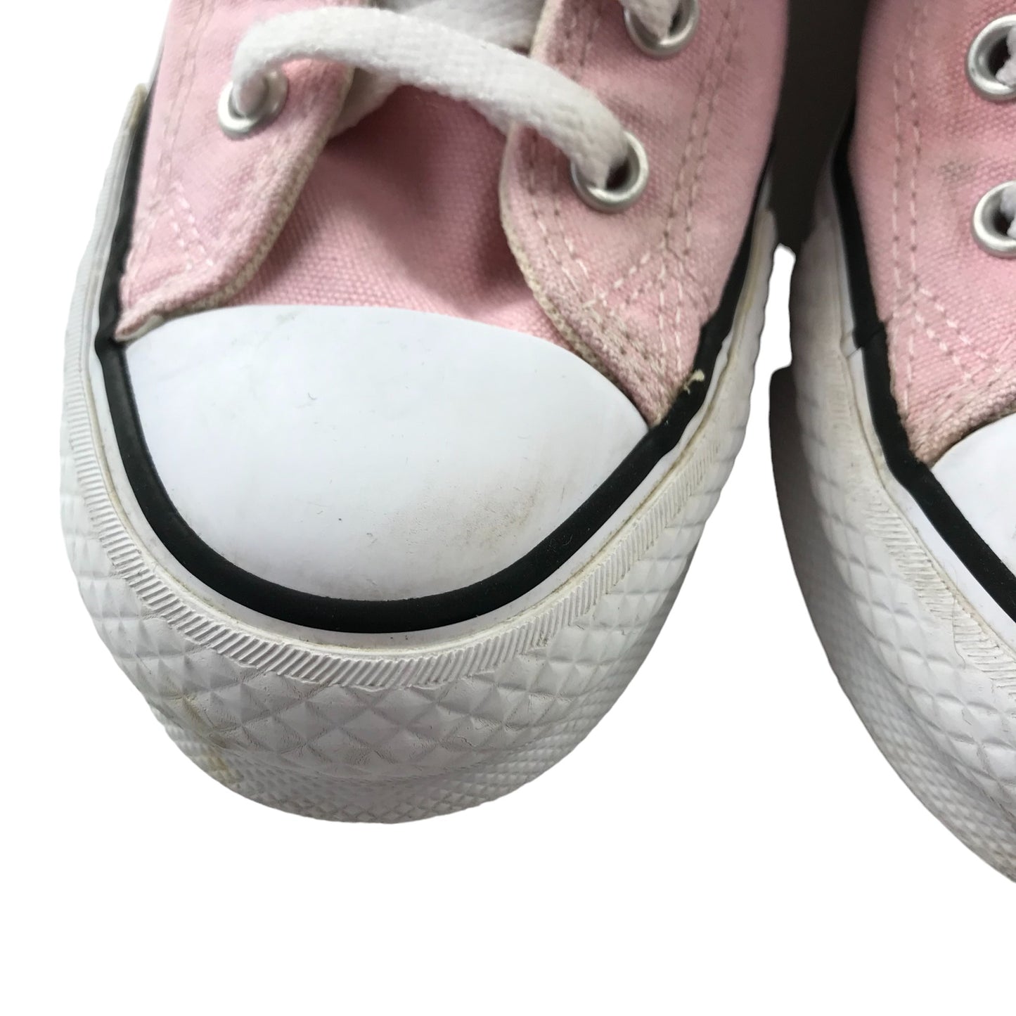Converse Trainers Shoe Size 3 Light Pink Chunky Heel All Star Chuck Taylor High Tops