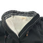 Hollister Coat Jacket Women's M Black Fluffy Interior