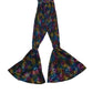 Amscan costume adult size S black and multicolour shiny Disco Diva onesie