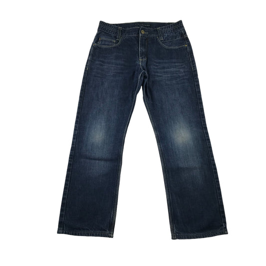 Here + There jeans 10-11 years dark blue straight leg cotton