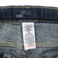 Next shorts 8-9 years blue ripped denim pull on with adjustable waist