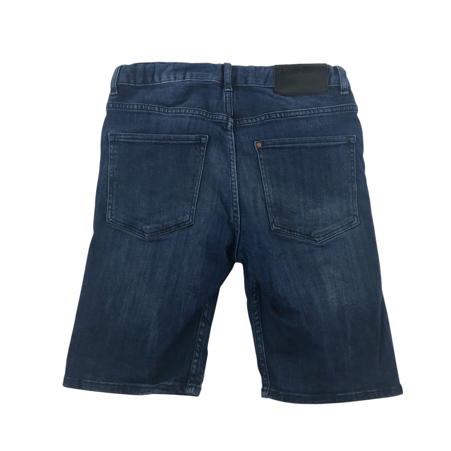 H&M shorts 10-11 years blue denim pull on with adjustable waist