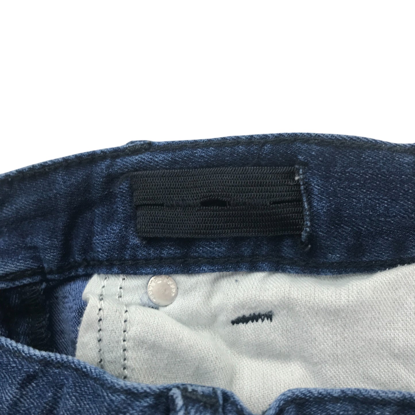 H&M shorts 10-11 years blue denim pull on with adjustable waist