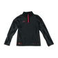 Decathlon Sport Fleece 8-9 Years Grey Quarter Zip Geometric Pattern