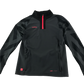 Decathlon Sport Fleece 8-9 Years Grey Quarter Zip Geometric Pattern