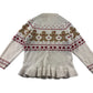 George Festive Sweatshirt 5-6 Years white Ginger Breadman Pleated Hem