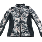 Decathlon Sport Jacket 7-8 Years Grey Geometric Pattern Panelled