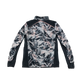 Decathlon Sport Jacket 7-8 Years Grey Geometric Pattern Panelled