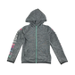 H&M Sport Jacket 6-7 Years Grey with Sleeve Text