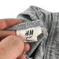 H&M Sport Jacket 6-7 Years Grey with Sleeve Text