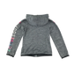 H&M Sport Jacket 6-7 Years Grey with Sleeve Text