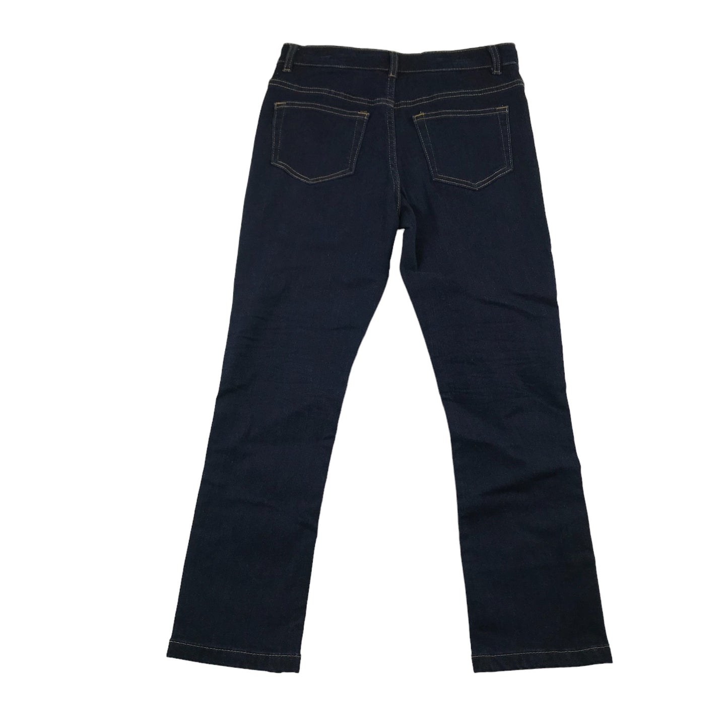 M&S jeans 9-10 years dark navy straight leg stretch The Jones style