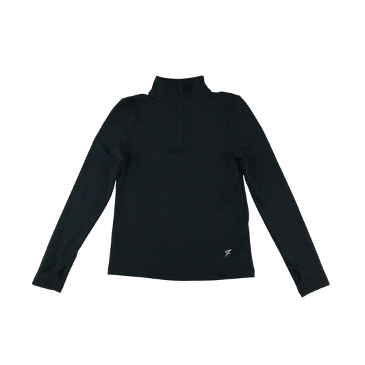Primark Sport Fleece 7-8 Years Black Quarter Zip