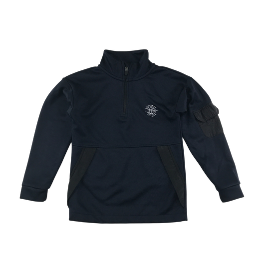 George Fleece 5-6 Years Navy Quarter Zip