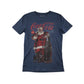 Coca-Cola festive t-shirt adult S blue with Santa graphic print