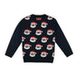 Festive Sweatshirt 7-8 Years Navy Santa Graphic Print