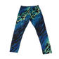 Next Sport Leggings 7-8 Years Blue with Multicolour Pattern