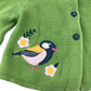 Frugi 4-5 years green cardigan