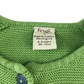 Frugi 4-5 years green cardigan