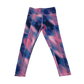 M&S Sport Leggings 7-8 Years Pink Blue Pattern