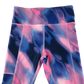 M&S Sport Leggings 7-8 Years Pink Blue Pattern