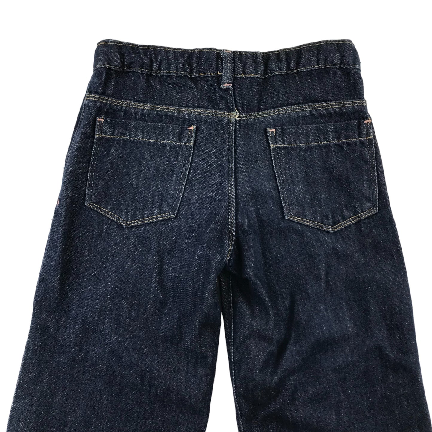 Jigsaw jeans 6-7 years navy blue wide leg cotton