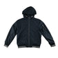 Nutmeg light jacket 8-9 years navy plain jacket with cuffed arms and waist fleece lining