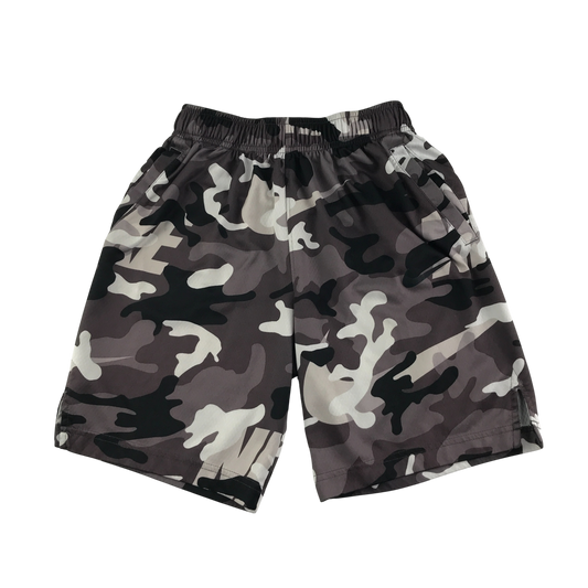 Nike Dri Fit Sport Shorts 10-11 Years Grey Camo Print