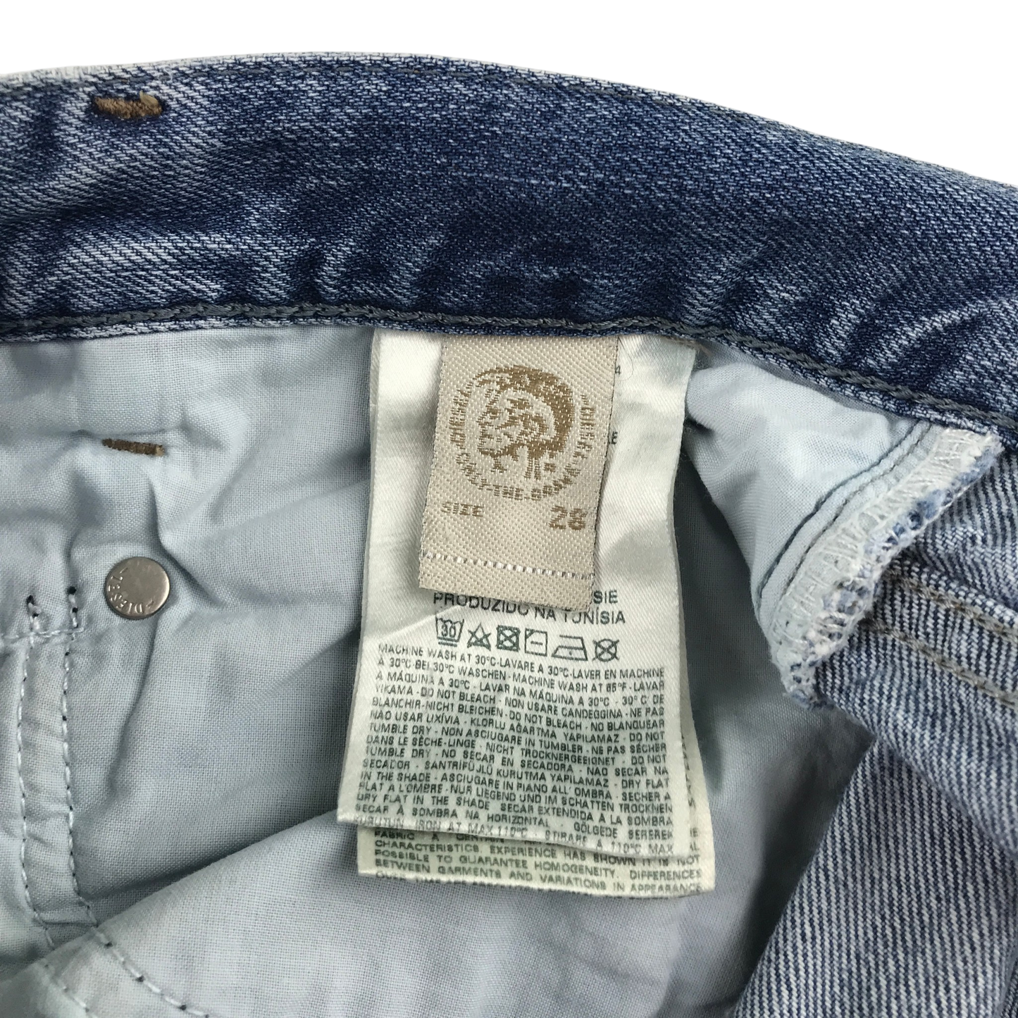 Diesel small blue jeans