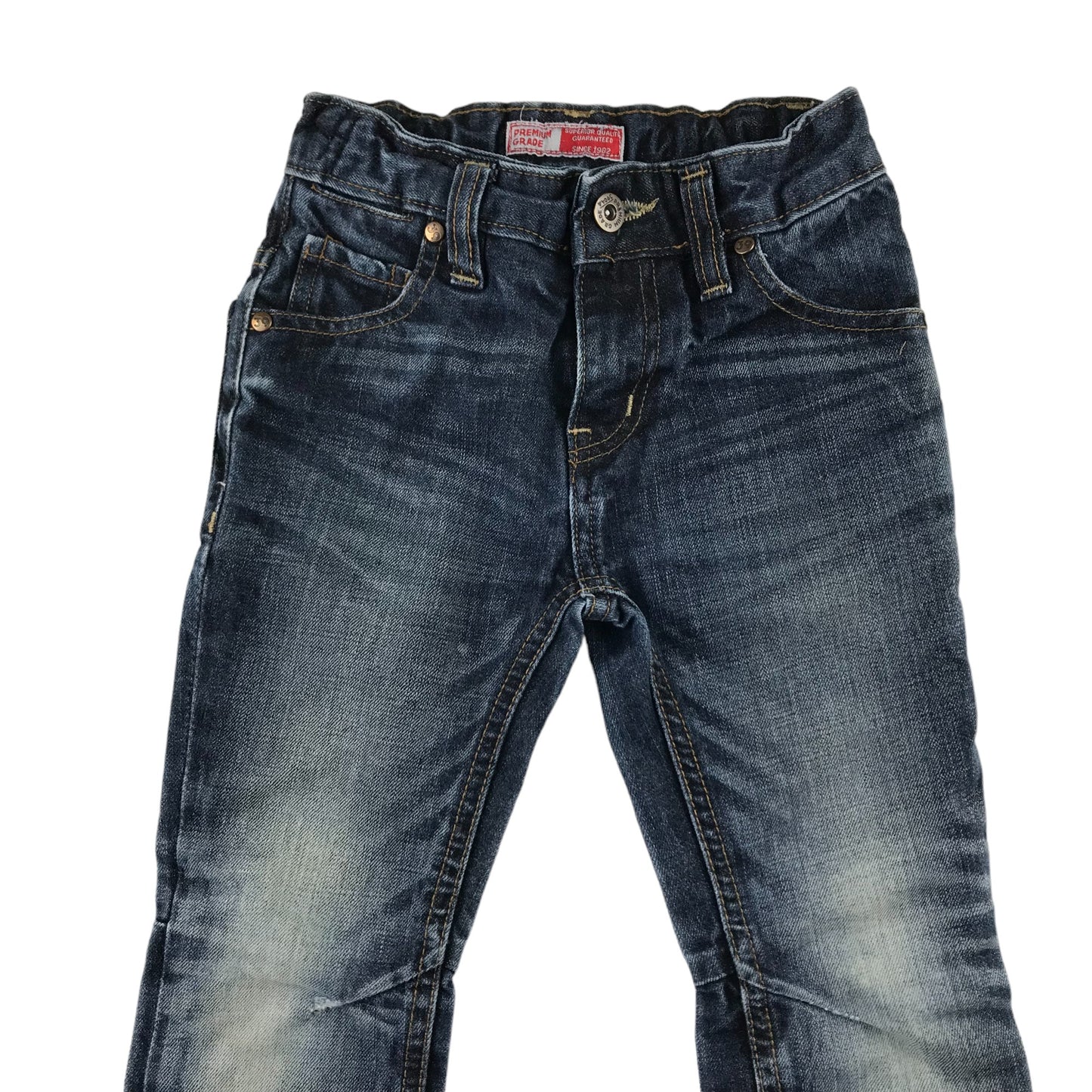 Next jeans 5 years dark blue stone wash effect cotton