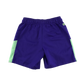 Decathlon Sports Shorts 7-8 Years Blue with Neon Panels